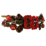 Fancy and Stylish Gold Plated Bangle with red stones