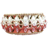 Fancy and Stylish Gold Plated Bangle with mirror stones 3