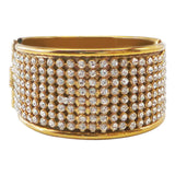 Fancy and Stylish Gold Plated Bangle with Diamond