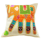Cotton Embroidred Cushion Cover 4