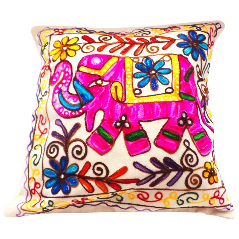Cotton Embroidred Cushion Cover 6