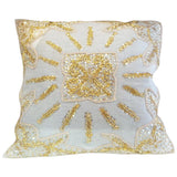 Housse de coussin brodée en polyester 2