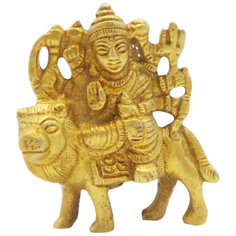 Durga God Statue in Brass