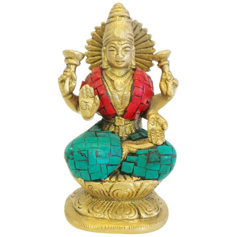 Lakshmi God Statue in Brass