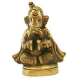 Ganesha God Statue in Brass 6