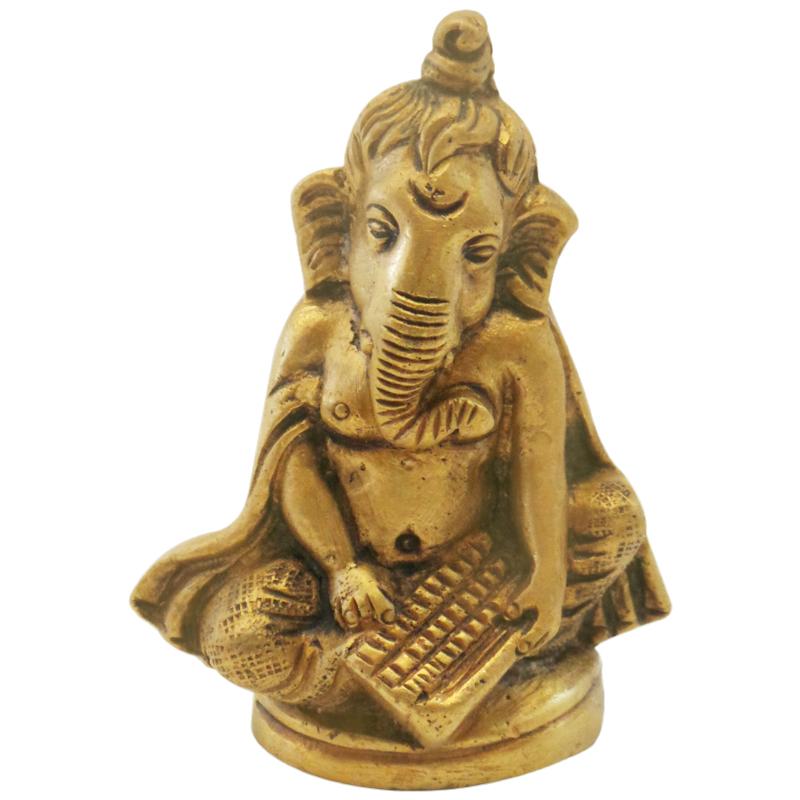Ganesha God Statue in Brass 8