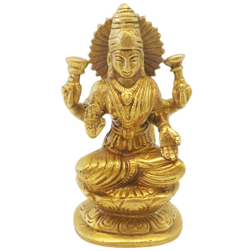 Lakshmi God Statue in Brass 1