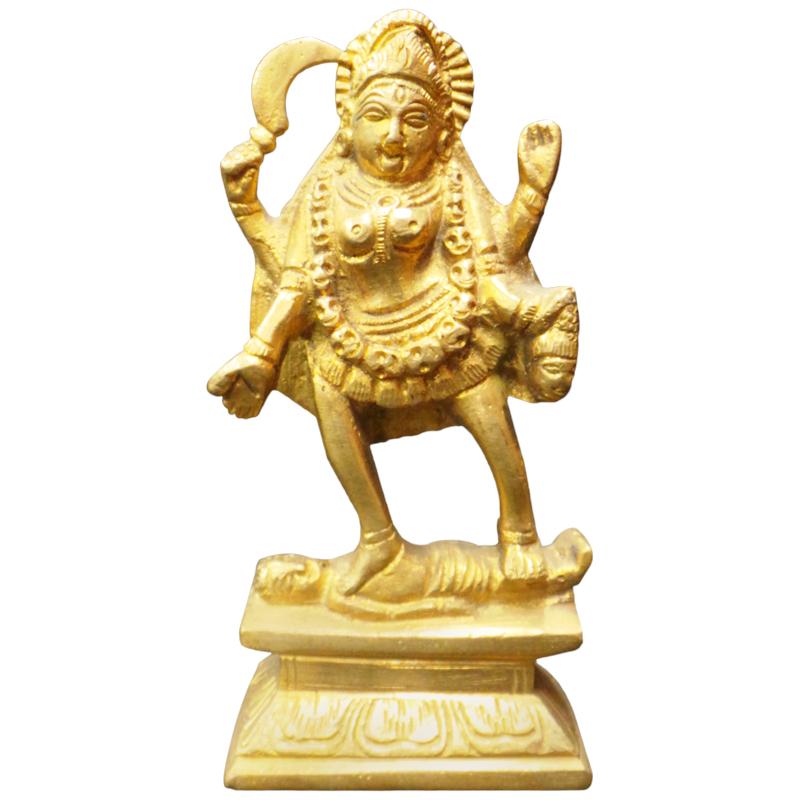 Unique Kali God Statue in Brass