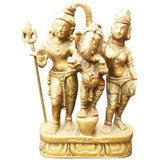 Exclusive Statue of Shiva-Ganesha-Parvati in Brass