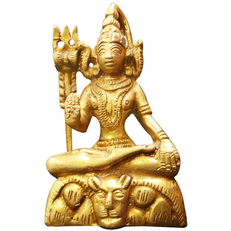 Shiva God Statue in Brass
