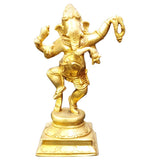 Ganesha God Statue in Brass 9