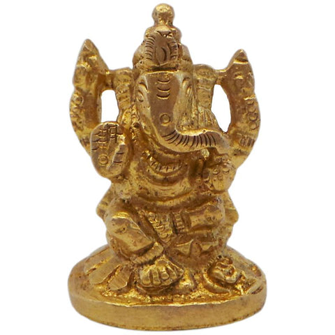 Statue de Dieu Ganesha en laiton