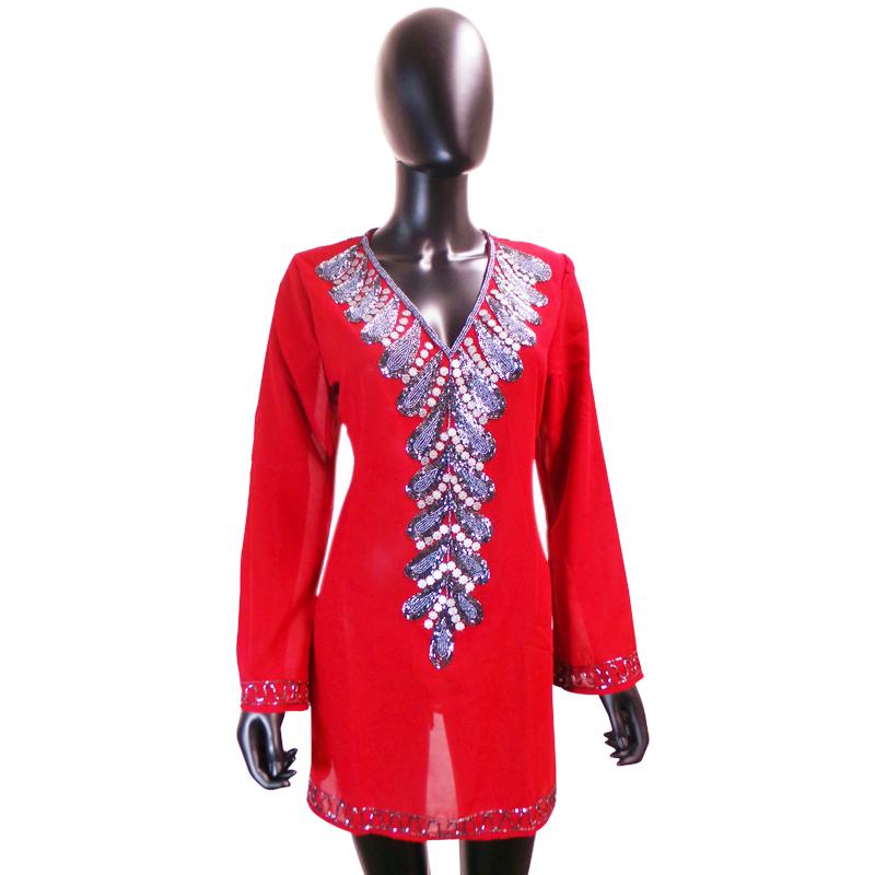 Fancy Georgette Sequence Tunic 4